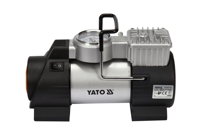 Autokompresor YATO YT-73460 s LED svetlom 12V 180W