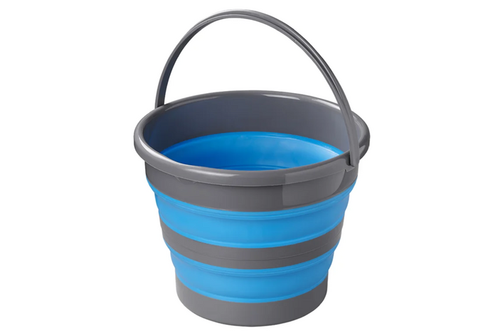 Skladacie cestovné vedro ProPlus 370307V01 so silikónovou miskou 15 l