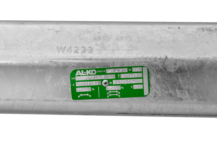 Brzdená náprava AL-KO COMPACT na lodný príves 1350kg 1645/1755mm 2200mm 5x112