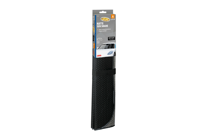LAMPA matná čierna rohož do slnečnej clony auta 61x147cm