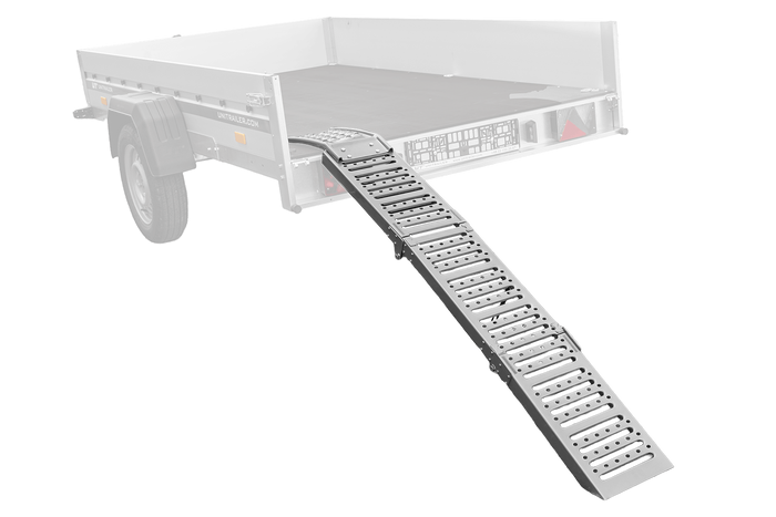 Skladacia oceľová rampa UNITRAILER ALR005 pre príves 200 cm 250 kg