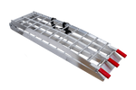 Skladacie hliníkové rampy UNITRAILER ALR002 pre prívesy 221 cm 680 kg s popruhom, sada 2 kusov