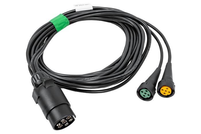 ASPÖCK 58-1022-087 elektrická inštalácia káblového zväzku pre príves 4,5 m 7PINOVÝ konektor bajonetový 2x5PINOVÝ