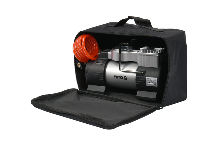 Autokompresor YATO YT-73460 s LED svetlom 12V 180W