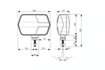 ASPÖCK LuxLED II LED svetlomety 7 funkcií 6-pinové DEUTSCH DT06-6S ľavé+pravé