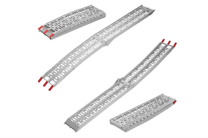 Skladacie hliníkové rampy ProPlus 390096 pre prívesy 220 cm 680 kg sada 2 kusov