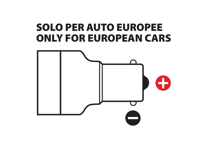 Cúvacia žiarovka s 12V 10W signálom BIP-LITE P21W BA15