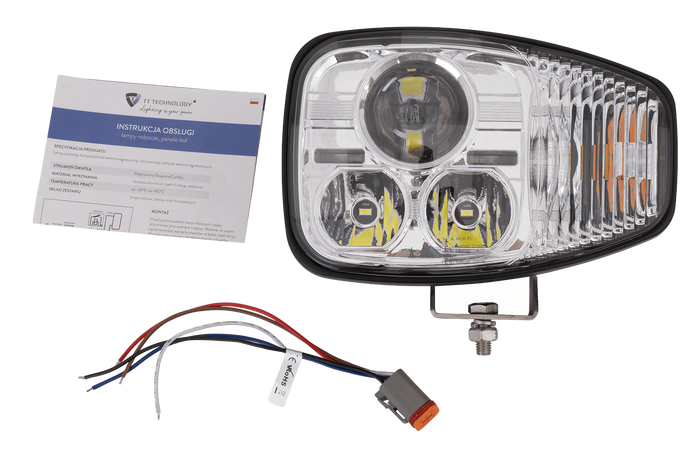 TT Technology TT.16610-L+TT.16610-P LED svetlomety 3 funkcie 21xLED 4450lm ľavý+pravý pre JCB/Cat/Manitou/Volvo/Terex